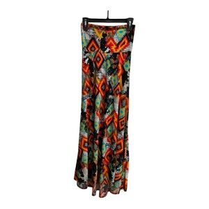LuLaRoe Maxi‎ Skirt size  XXS, Multicolored, EUC